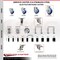 Service Caster 5 Inch 316SS Blue Poly Swivel 1-1/8 Inch Expanding Stem Caster Lock Brake SCC SCC-SS316TTLEX20S514-PPUB-BLUE-118 - alternate 3